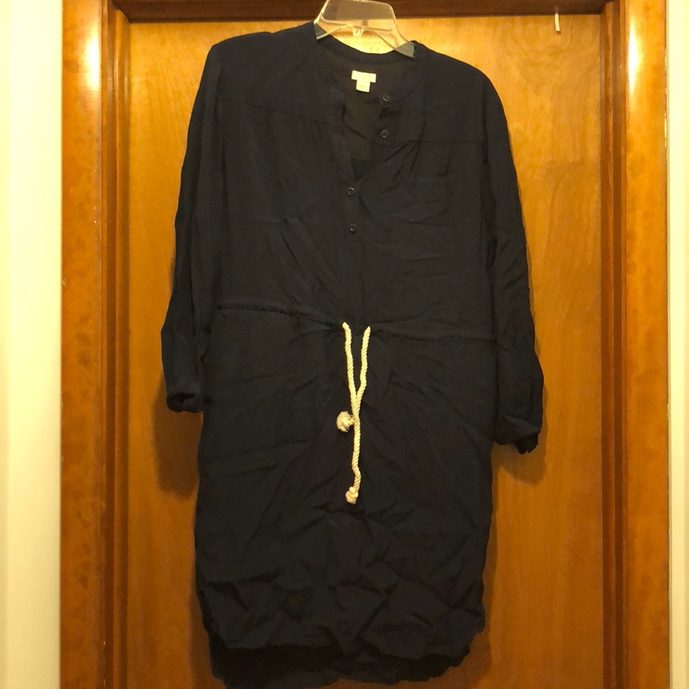 Jcrew tie waist dress